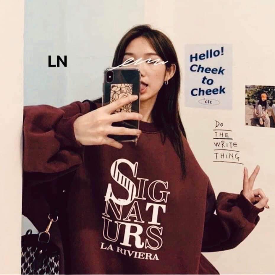 Áo nỉ sw SIG tay bồng-5L0N