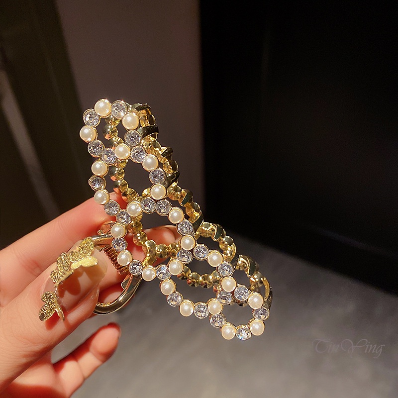 GETNOIVAS Kẹp tóc càng cua thiết kế đơn giản dễ thương cho nữ