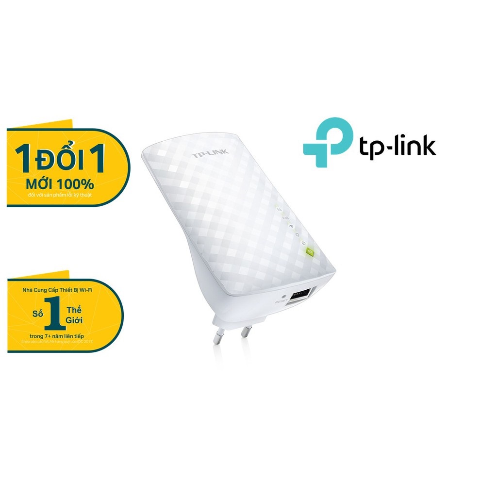 Bộ Mở Rộng Sóng Wifi TP-Link RE200 Chuẩn AC 750Mbps - Hàng Chính Hãng Bảo Hành 2 năm