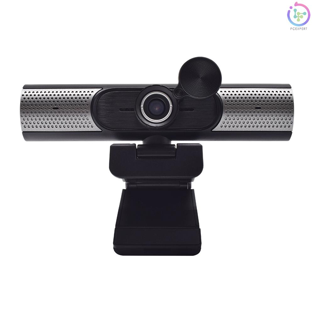 1080P HD Webcam Full HD 1080P Camera Manually Focus Built-in Microphone Built-in Speakers Plug and Play for Online Class Live Broadcast