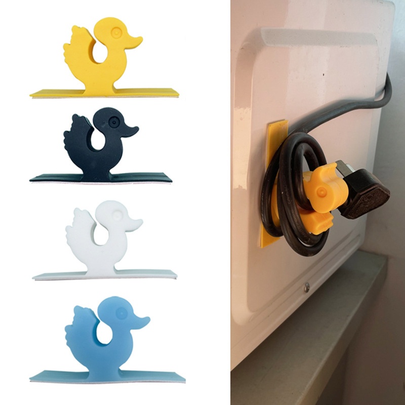 Cuộn Dây Quấn Dây Điện Bằng Silicon Hình Vịt Hoạt Hình Sắp Xếp Gọn Gàng Sắp Xếp Gọn Gà
