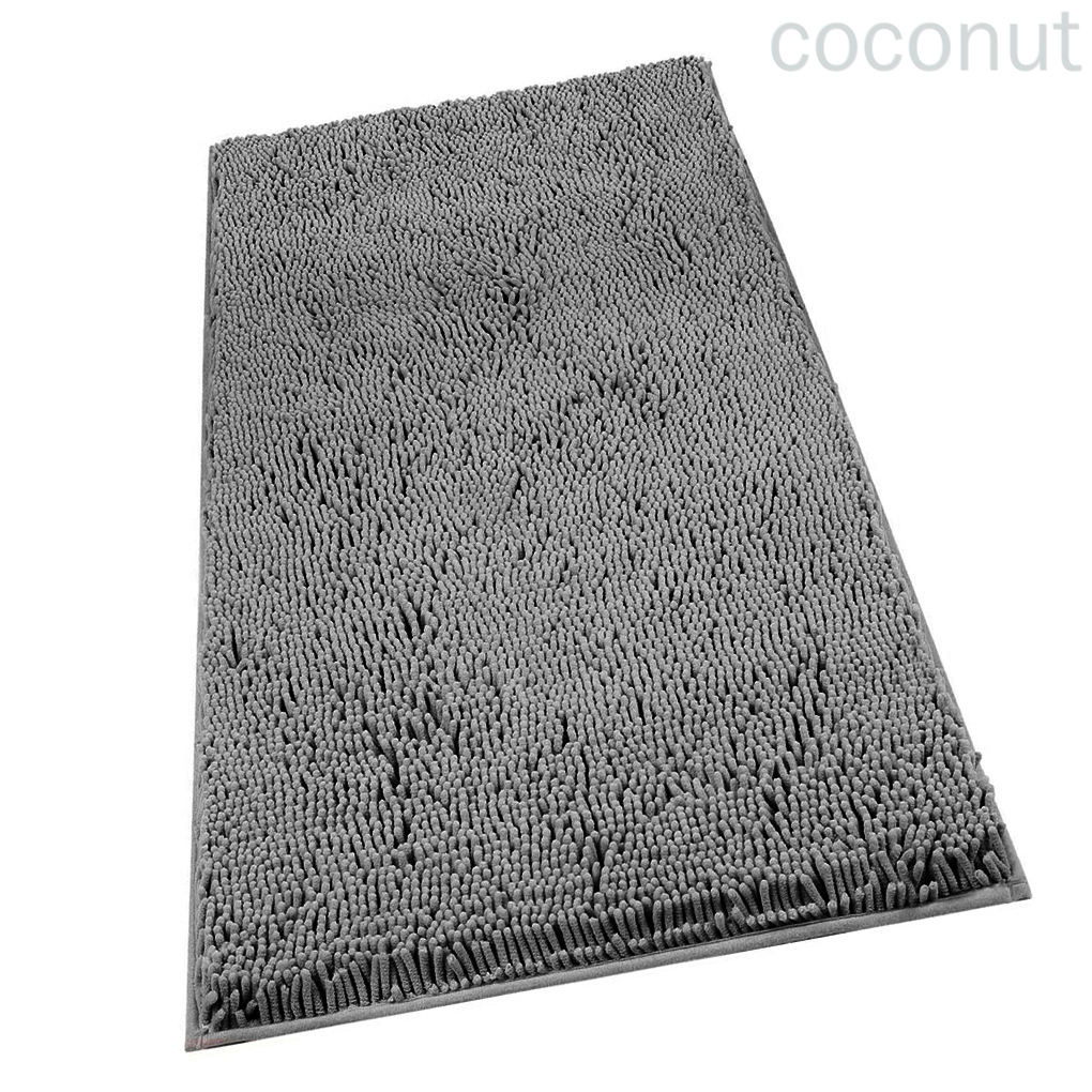 Thảm Chùi Chân Chống Trượt Màu Xám Đậm | BigBuy360 - bigbuy360.vn