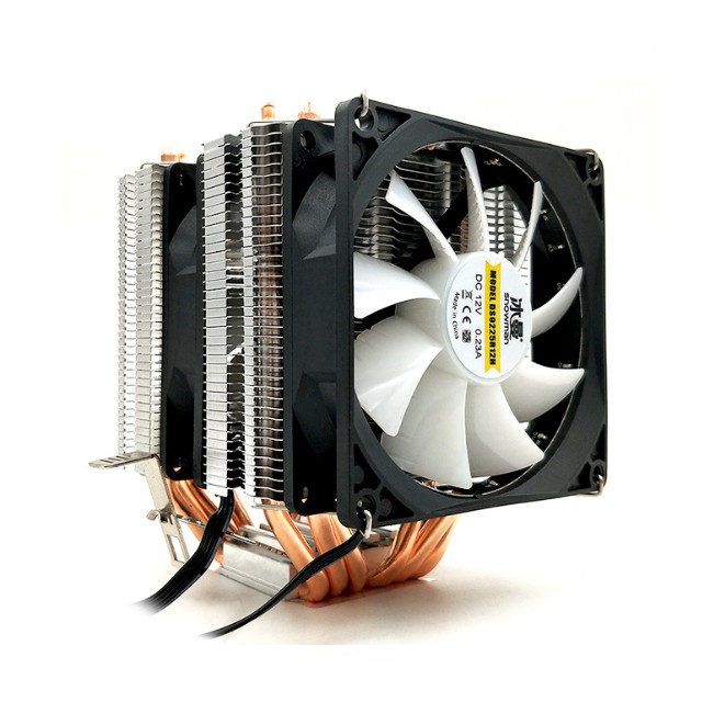 Tản Nhiệt Khí, Fan CPU Snowman M-X6 Led RGB Dual Fan - Hỗ Trợ All CPU