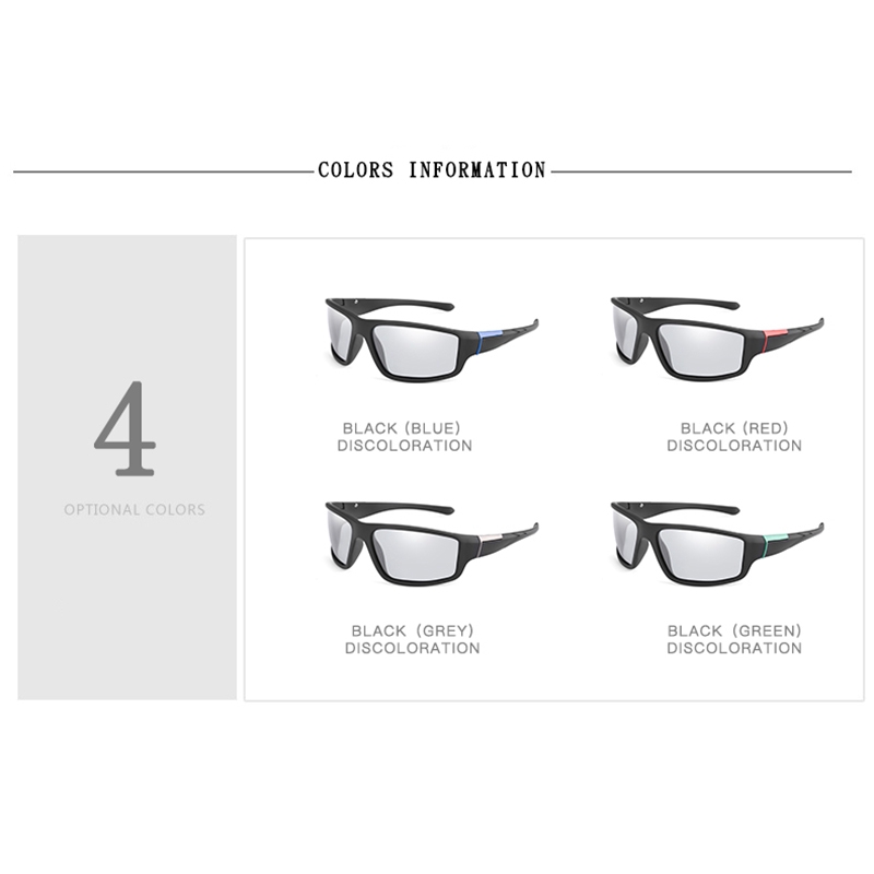 Kính mát thay đổi màu phân cực cho nam và nữ
