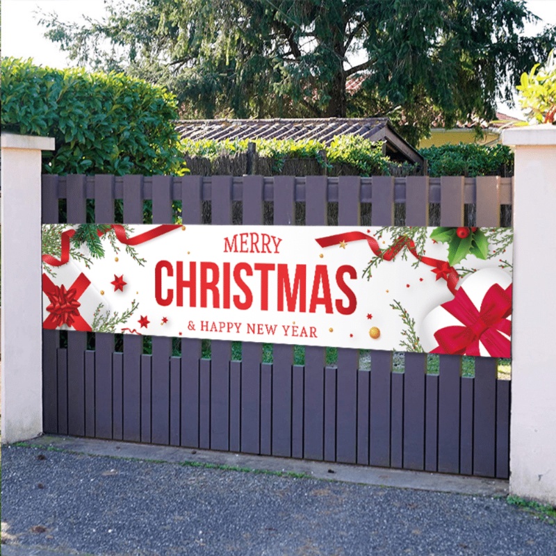 Dây banner treo mừng giáng sinh/ năm mới 2022 40*180cm
