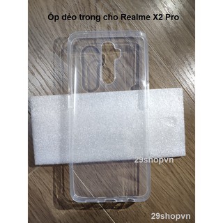 Ốp Realme X2 Pro dẻo trong suốt (Loại đẹp)