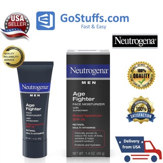Kem chống nắng dành cho nam giới Neutrogena Age Fighter Anti-Wrinkle Retinol Moisturizer for Men SPF15 40g