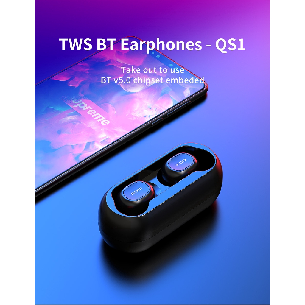 [QUỐC TẾ] Tai nghe bluetooth QCY T1C