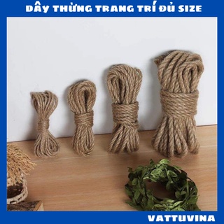 Dây Thừng Trang Trí Handmade 3 ly ,4 ly ,6ly, 8 ly, 10 ly ,12ly ,14 ly, 16 ly