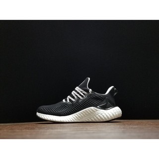 Adidas Alphaboost System M giày chạy bộ giày thể thao đặt chân giày chạy bộ màu đen trắng