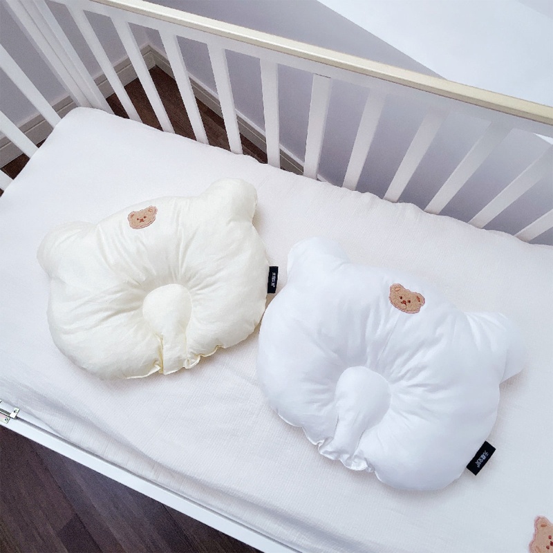 Gối Ngủ Kê Đầu Hình Gấu Dễ Thương Cho Bé Sơ Sinh