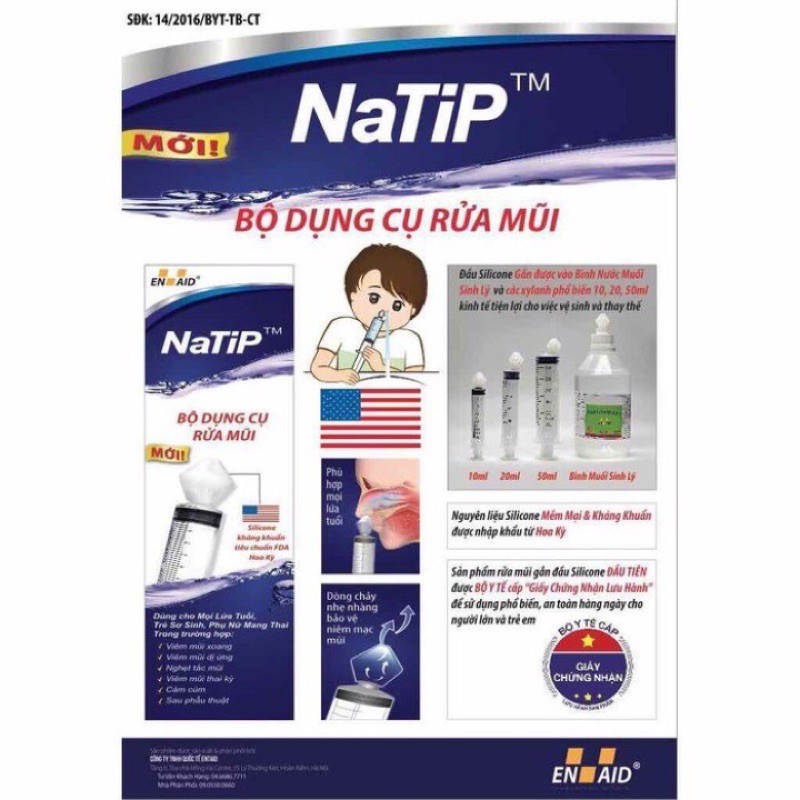 Dụng cụ rửa mũi Natip