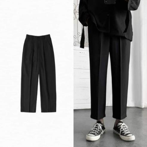 Quần baggy nam Unisex Tilaa Fashion - quần tây ống rộng trẻ trung - bộ đồ nam hàn quốc QB01 - HÀNG MỚI VỀ *