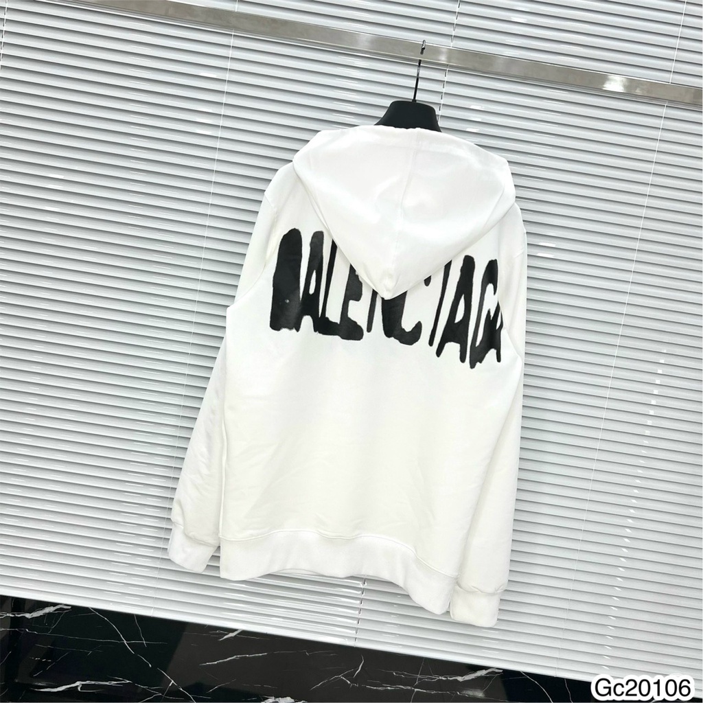 Áo Hoodie Nam GC Phối Họa Tiết chữ In Balen Sau Lưng  . Áo Nỉ Hoodie Unisex Nam Nữ GC Cao Cấp - MINH TÂY STORE
