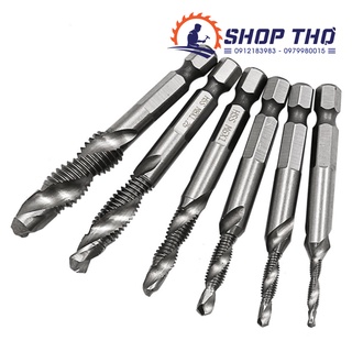 Bộ 6 mũi taro ren chuôi lục giác (HSS4341)