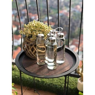 BÌNH NƯỚC THỦY TINH CÓ DÂY XÁCH 500ML