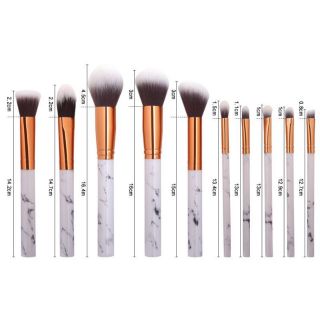 Set cọ makeup Marble Collection