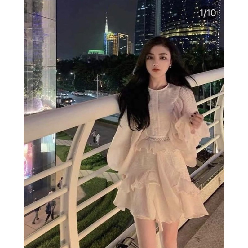 (PASS) (NEW) Váy OKMA SHOP LOCAL BRAND TRUNG(inb để xem ảnh thật)