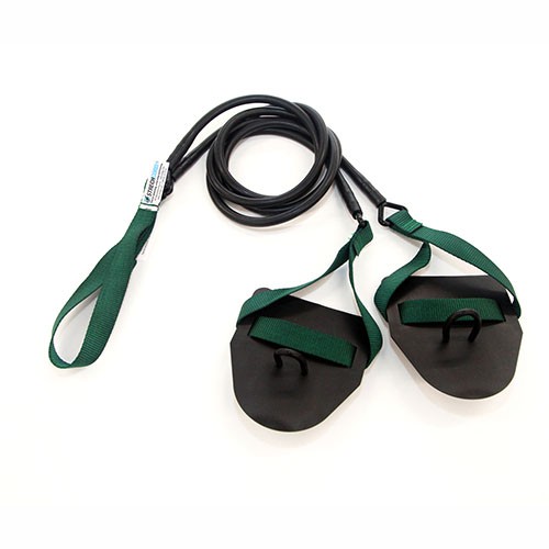 Dây kéo có tay quạt trên cạn kháng lực bơi lội NZCORDZ Strechcordz With Paddles S101