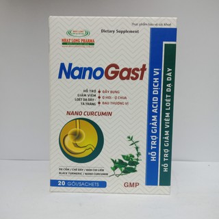 NANOGAST HỘP 20 GÓI HỖ TRỢ DẠ DÀY