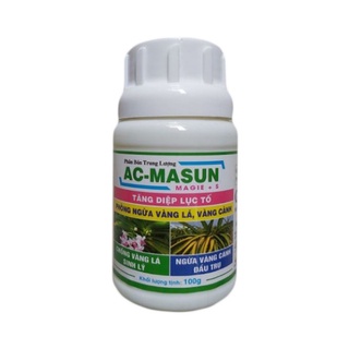 AC MASUN Hũ 100g - Phân bón trung lượng MANHE SUNFAT ( magie )