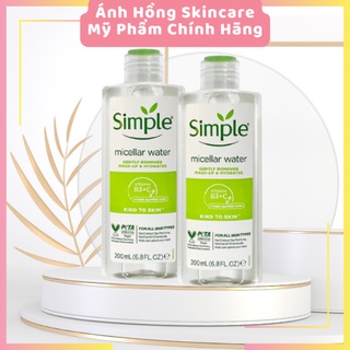 (Mẫu Mới) Nước Tẩy Trang Simple Kind To Skin Micellar Cleansing Water