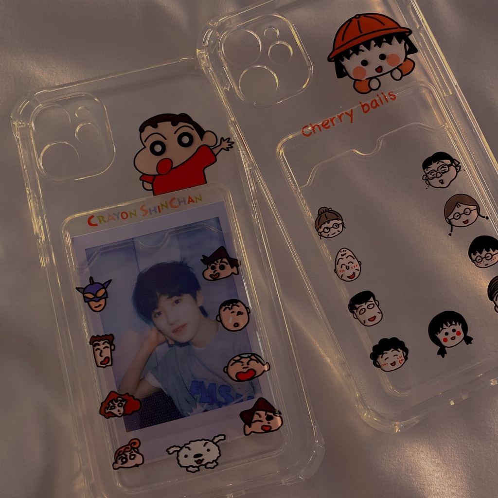 Ốp Điện Thoại Họa Tiết Hoạt Hình Cậu Bé Bút Chì / Cậu Bé Bút Chì Cho iPhone 14 / 13 / 12 / 11 / X / 8 / 7P