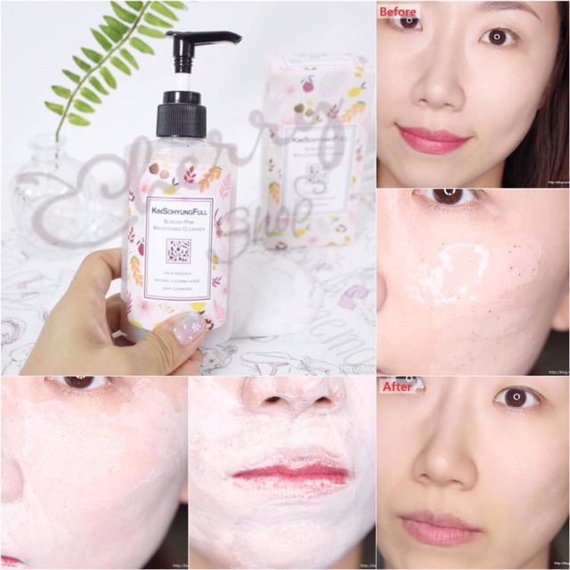 💦 Sữa Rửa Mặt KimSoHyung Full Boncho Pink season 5 💦