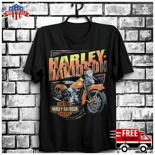 Áo thun ngắn tay in logo Harley Davidson dành cho nam