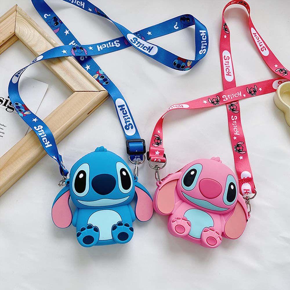 Túi Đeo Chéo Vai 26Eddie Star Dew Hình Stitch Hoạt Hình Sáng Tạo Chống Nước Cho Trẻ Mẫu Giáo