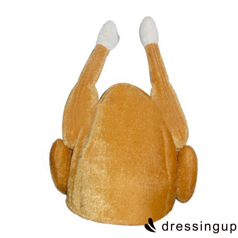 DRESSINGUP-Mũ Bông Hình Gà Tây Mới Lạ Dễ Thương