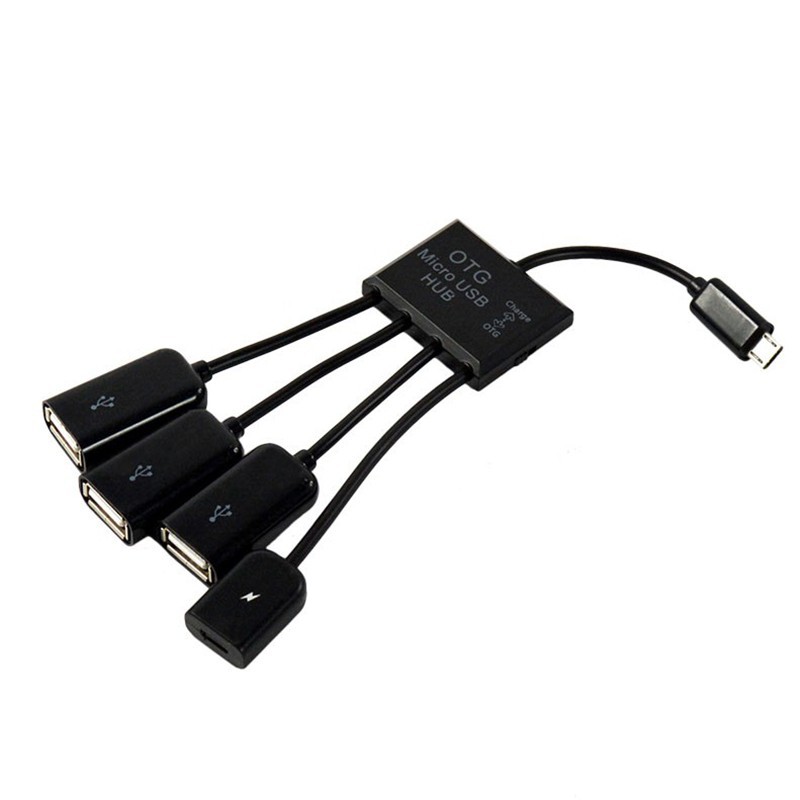 Cáp OTG 4 cổng micro USB