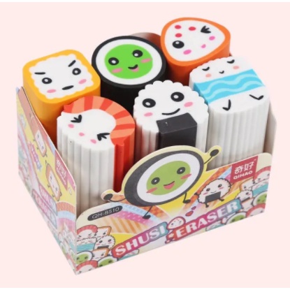 Tẩy dài sushi T78 gôm bánh kem cute tẩy dễ thương