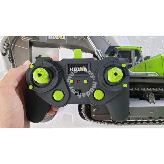 Mô hình máy xúc Huina 593 Huina 1593 RC Excavator 1/14 Model 22CH Truck 2.4G  Máy múc điều khiển từ xa hulna  Chính Hãng