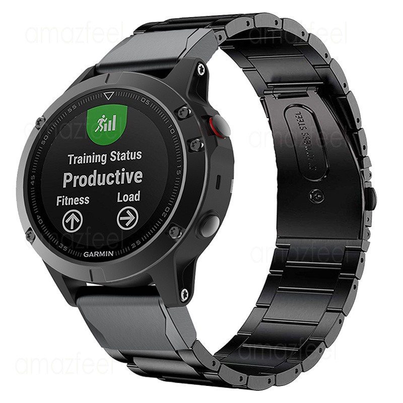 Dây Đeo Kim Loại 20 22 26mm Tháo Gỡ Nhanh Cho Đồng Hồ Thông Minh Garmin Fenix 7 7S 7X 6 6X Pro 5 5X Forerunner 935 945