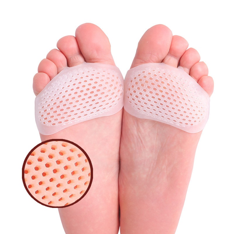 1 Cặp Đệm Silicone Lót Giày Cao Gót Thoáng Khí Chăm Sóc Sức Khỏe