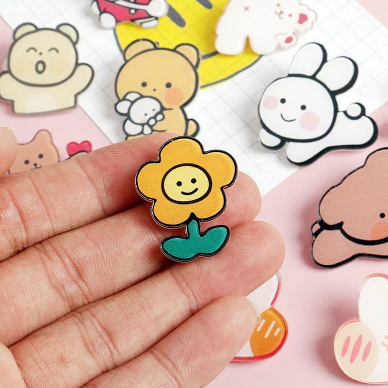 Huy hiệu cài áo, Pin cài balo dễ thương