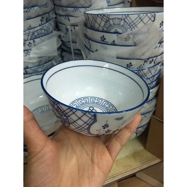 Bộ Bát Đĩa Sứ Bát Tràng Phúc Lộc thọ  - Bộ Bát Đĩa Phúc Lộc Thọ
