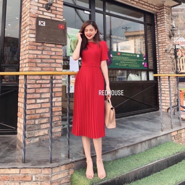 Đầm xoè tay con Tùng dập ly