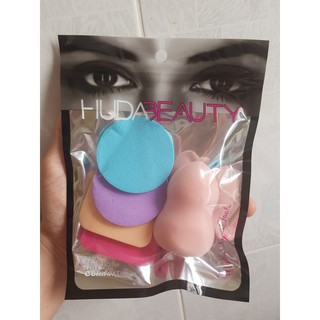 Set bông trang điểm 5 miếng HudaBeauty