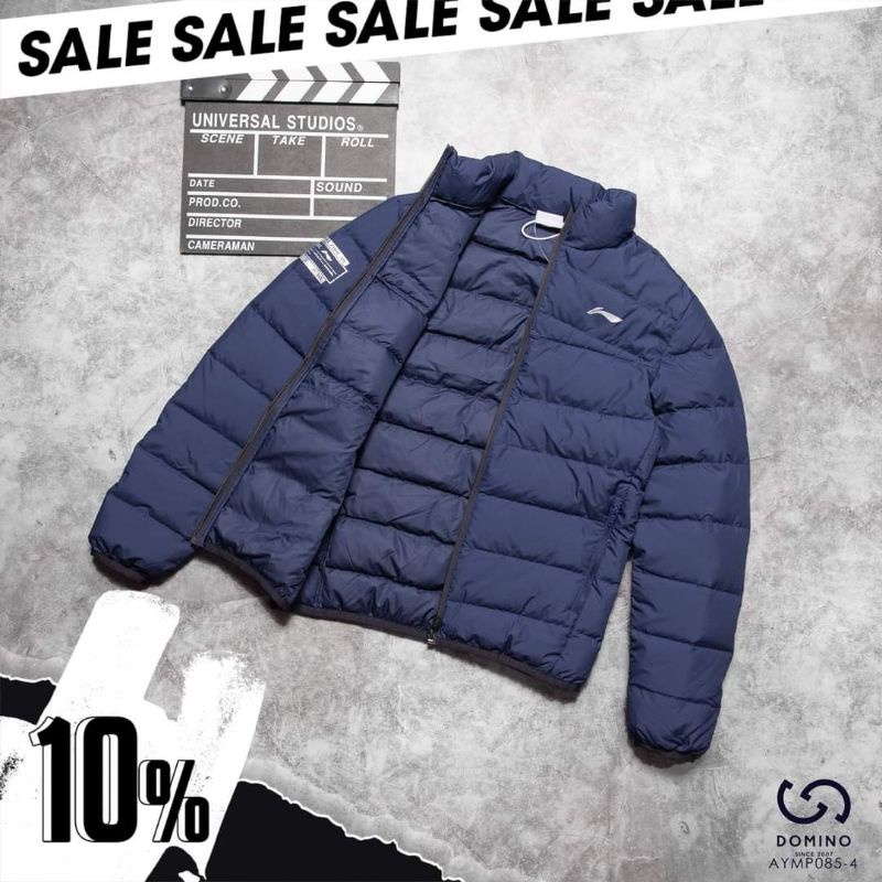 Áo phao LINING k mũ  ấm áp nhẹ đẹp 2 màu full size