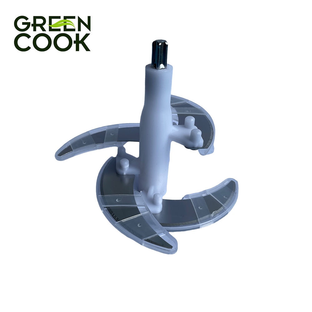 Máy xay thịt Green Cook GCB-01 dung tích 2L 300W cối thuỷ tinh, 4 lưỡi dao