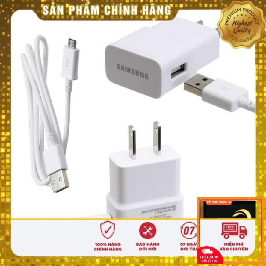 ( PHỤ KIỆN ZIN) Bộ sạc nhanh Samsung [Chính Hãng] ,Chân Micro USB và Chân Type C - Hỗ trợ tất cả các máy Android