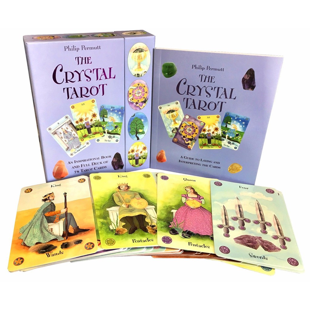 Bộ Bài Crystal Tarot (CICO Books) (Mystic House Tarot Shop)