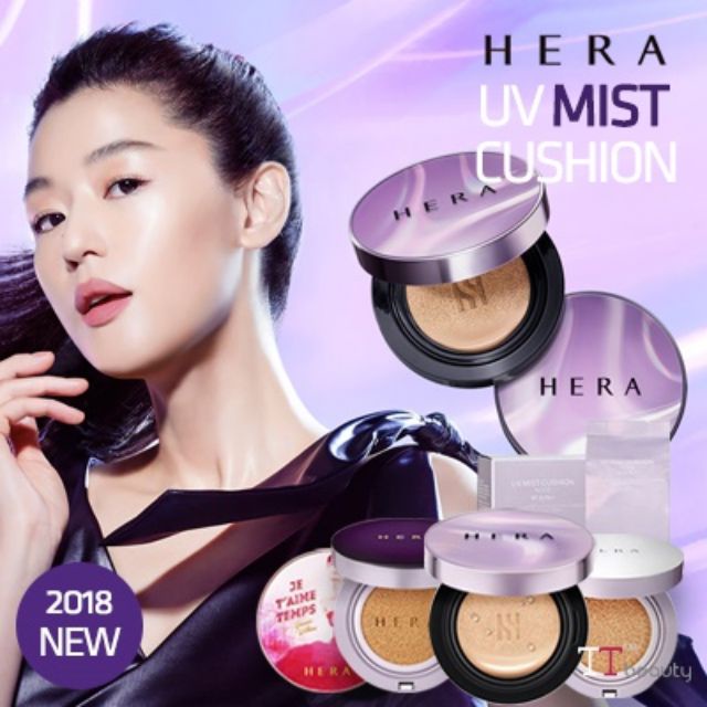 Phấn Nước Chống Nắng Căng Bóng Hera UV Mist Cushion không kèm lõi refill (gồm 2 loại)