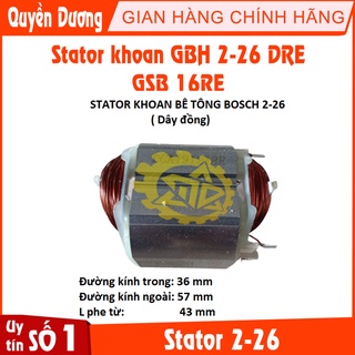 Stator máy khoan bê tông gbh 2-26 dre / sa khoan 2-26 dca