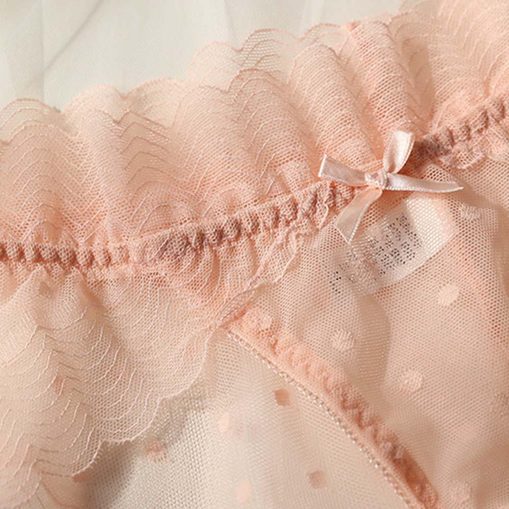 OCEANMAP Quần Lót Ren Hoa Trong Suốt Lưng Thấp Cho Bé Gái