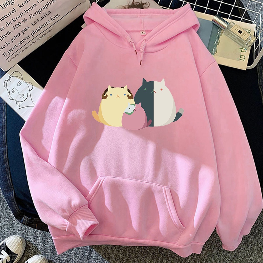 Áo Hoodie Họa Tiết Mèo Michael Dream Smp Kawaii Cho Tuổi Teen