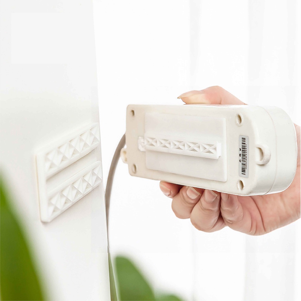 Móc dán tường treo ổ cắm điện, cục wifi Elliver với miếng dán siêu chắc _T24