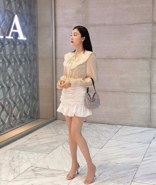 Chân váy nhún xếp ly bèo nữ đẹp 2020 CV01 | BigBuy360 - bigbuy360.vn